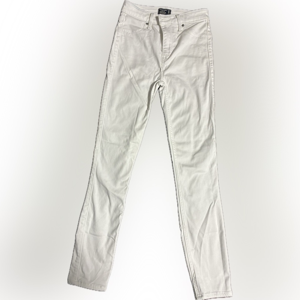 ABERCROMBIE & FITCH | White Skinny Jeans | 00